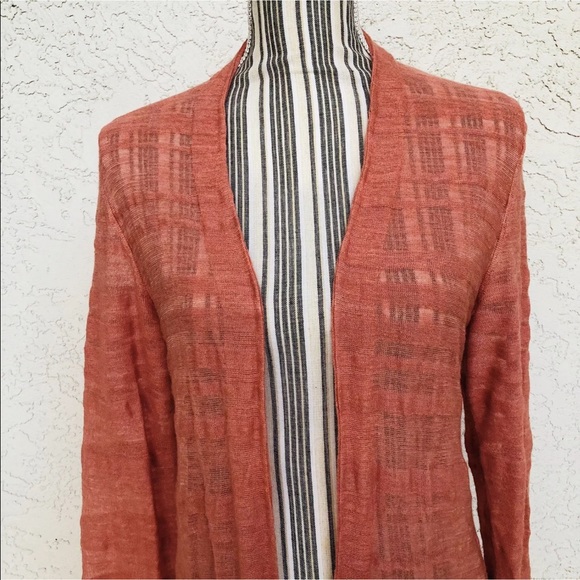 Anthropologie Moth Peach Sun Duster Sweater - Picture 5 of 7